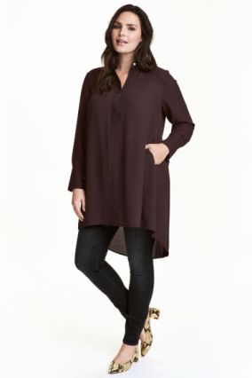 loose fit tunic by h&m